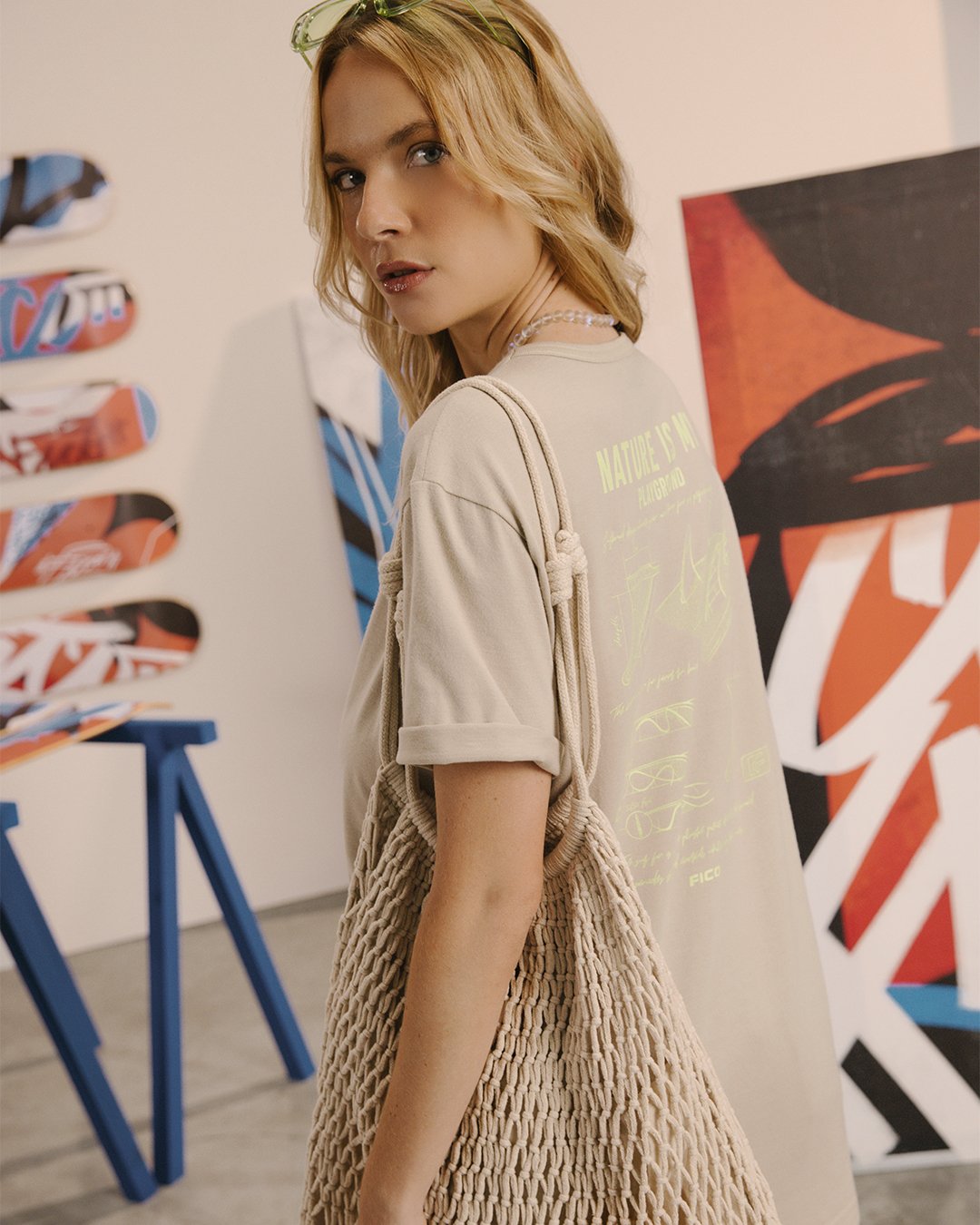 Look de FICO con inspiración urbana